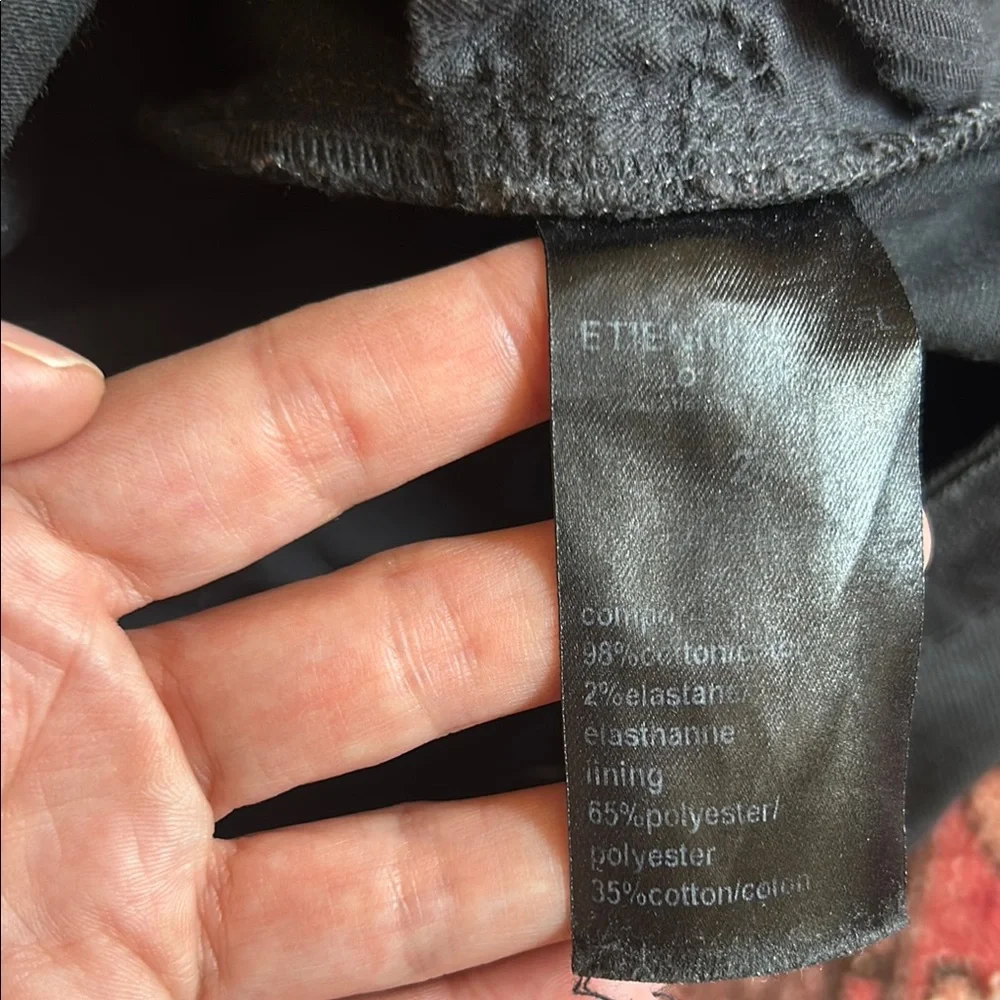 Black Denim with Stars Jeans - Picture 5 of 8
